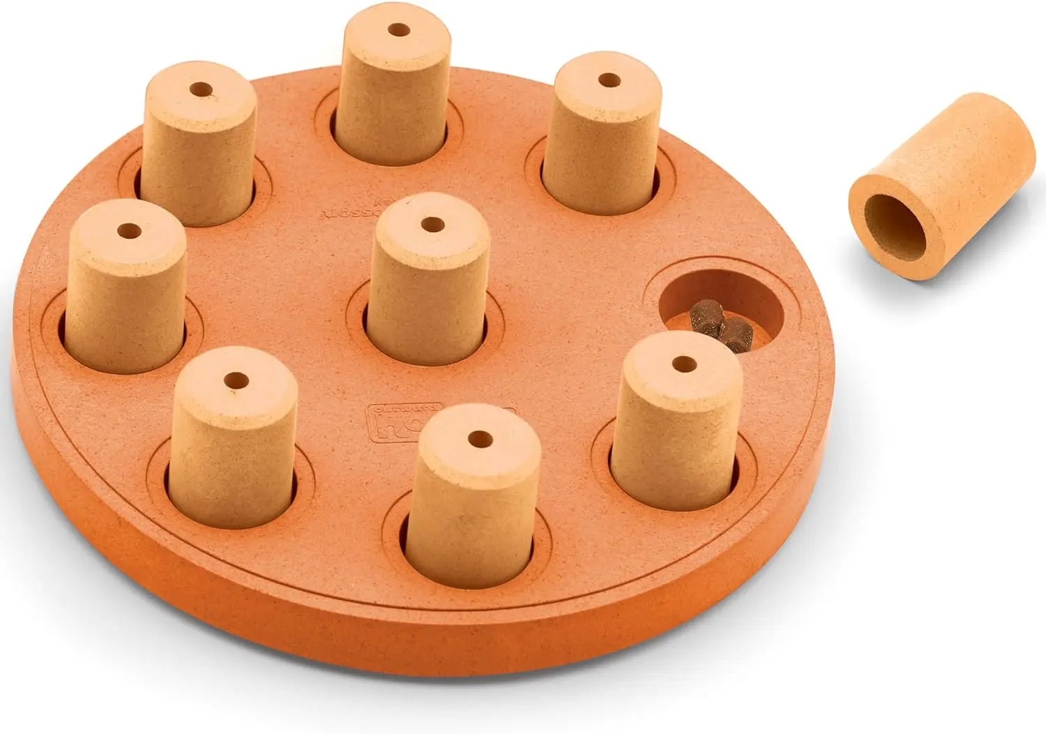 Dog Brick Interactive Treat Puzzle Toy for Mental Stimulation and Skill Development