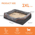 Jumbo Orthopedic Dog Bed, Memory Foam, Waterproof, Removable Cover