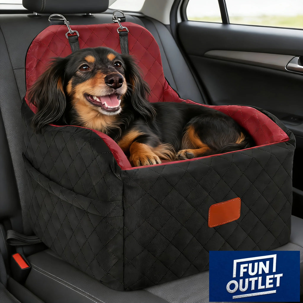 Booster Seat, S/M Dogs, 6-Inch Elevation, Front/Back Seat, Washable