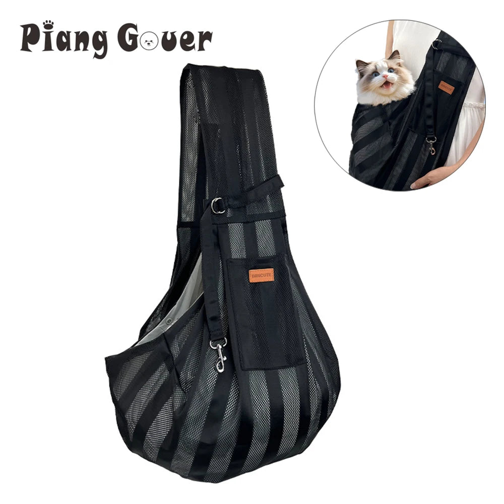 Cool, Breathable, Shoulder Carrier For Cat Small Dogs