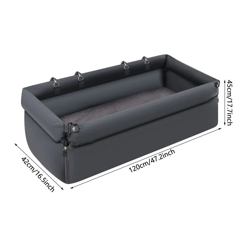Foldable Travel Car Seat/Bed, Sleeping Nest, Anti-Slip
