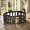 Plastic Dog Playpen, Expandable, Indoor-Outdoor, Foldable