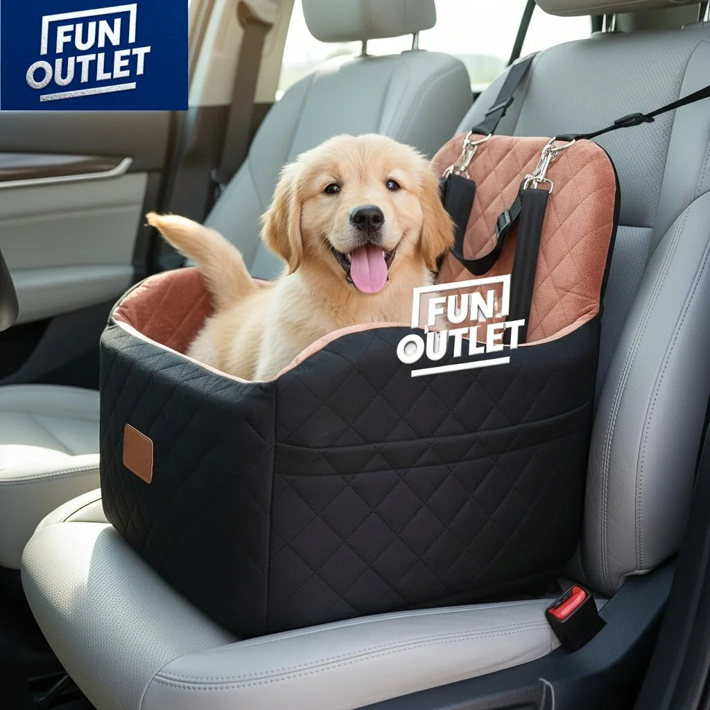 Booster Seat, S/M Dogs, 6-Inch Elevation, Front/Back Seat, Washable