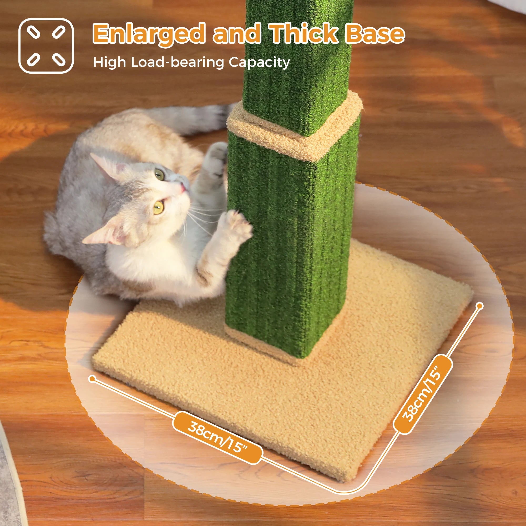 Cat Scratching Post for Cats, Dangling Ball, Cat Toy