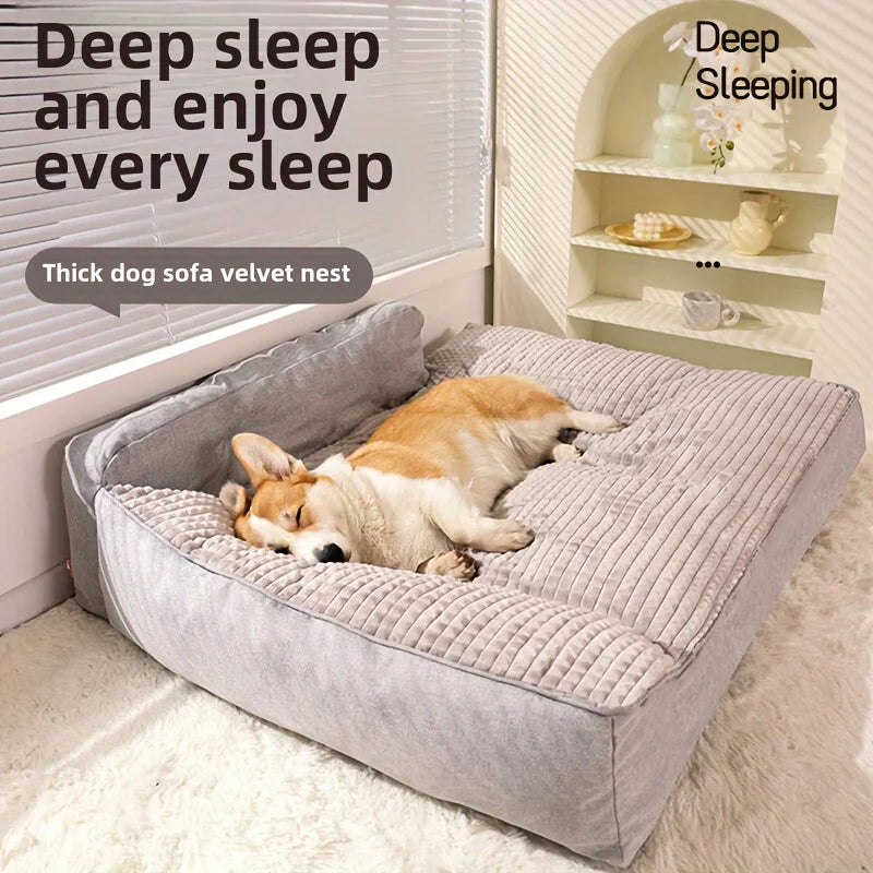 Pet Bed With Removable Cover, Washable