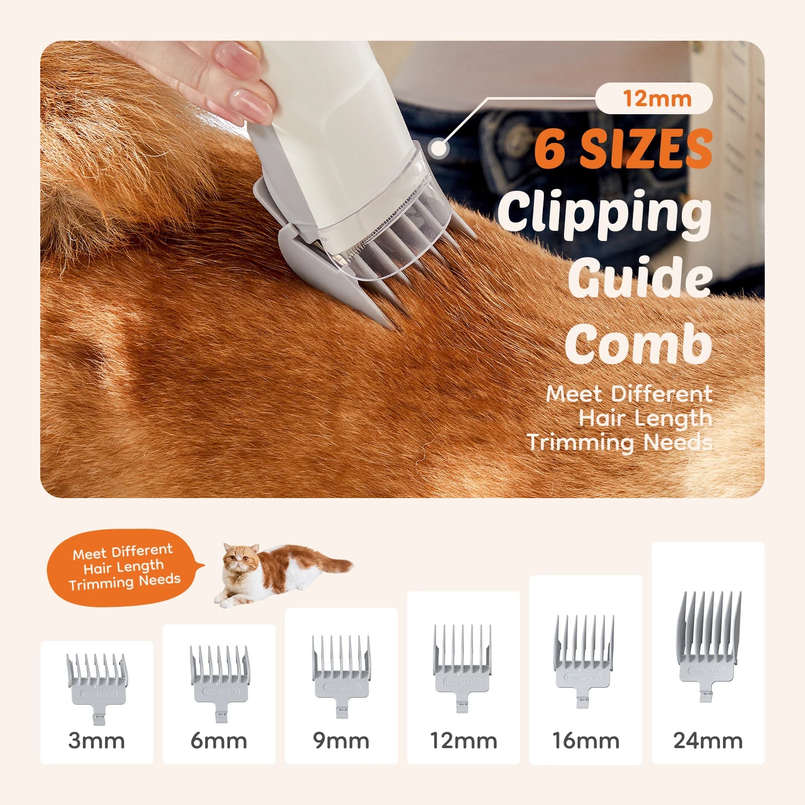 2.5L Pet Grooming Vacuum, 3 Modes, 5 Tools, Cordless