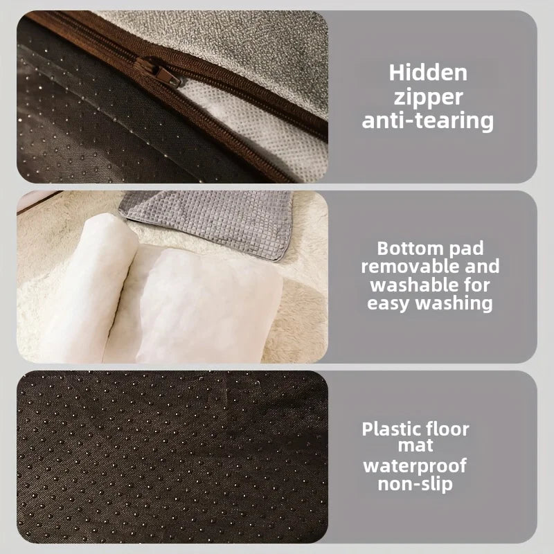 Pet Bed With Removable Cover, Washable