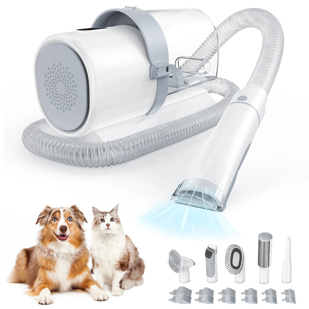 2.5L Pet Grooming Vacuum, 3 Modes, 5 Tools, Cordless