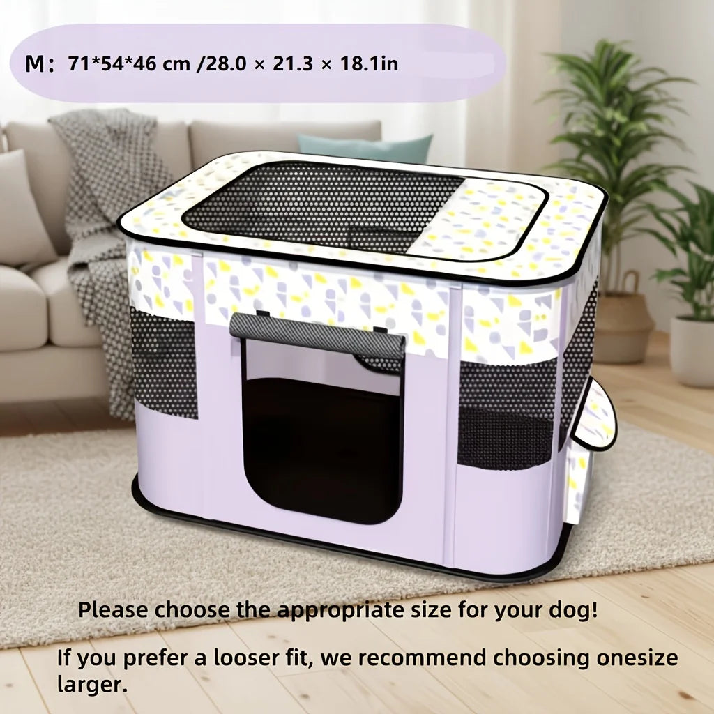Pet Cage For Dogs & Cats, Playpen, Portable