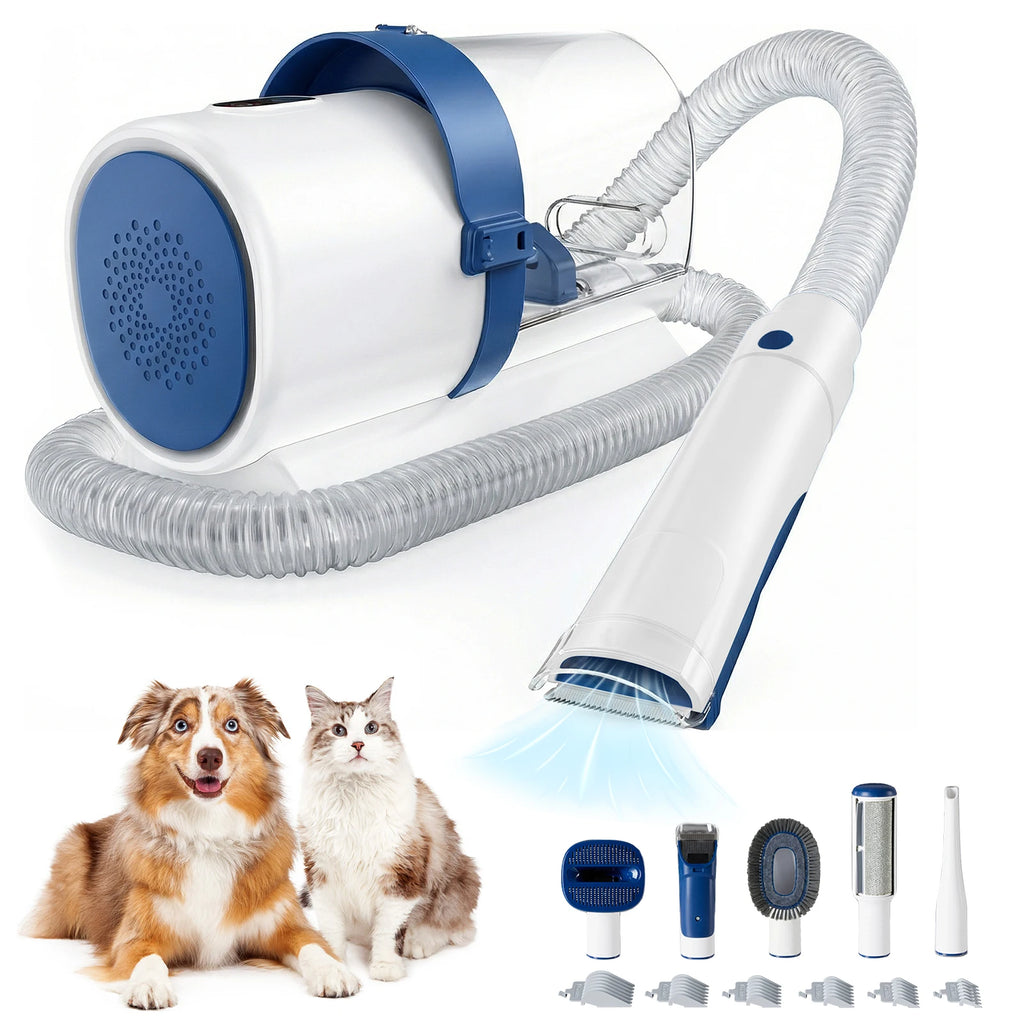 2.5L Pet Grooming Vacuum, 3 Modes, 5 Tools, Cordless