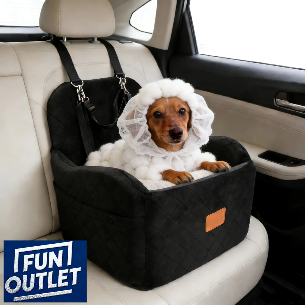 Booster Seat, S/M Dogs, 6-Inch Elevation, Front/Back Seat, Washable