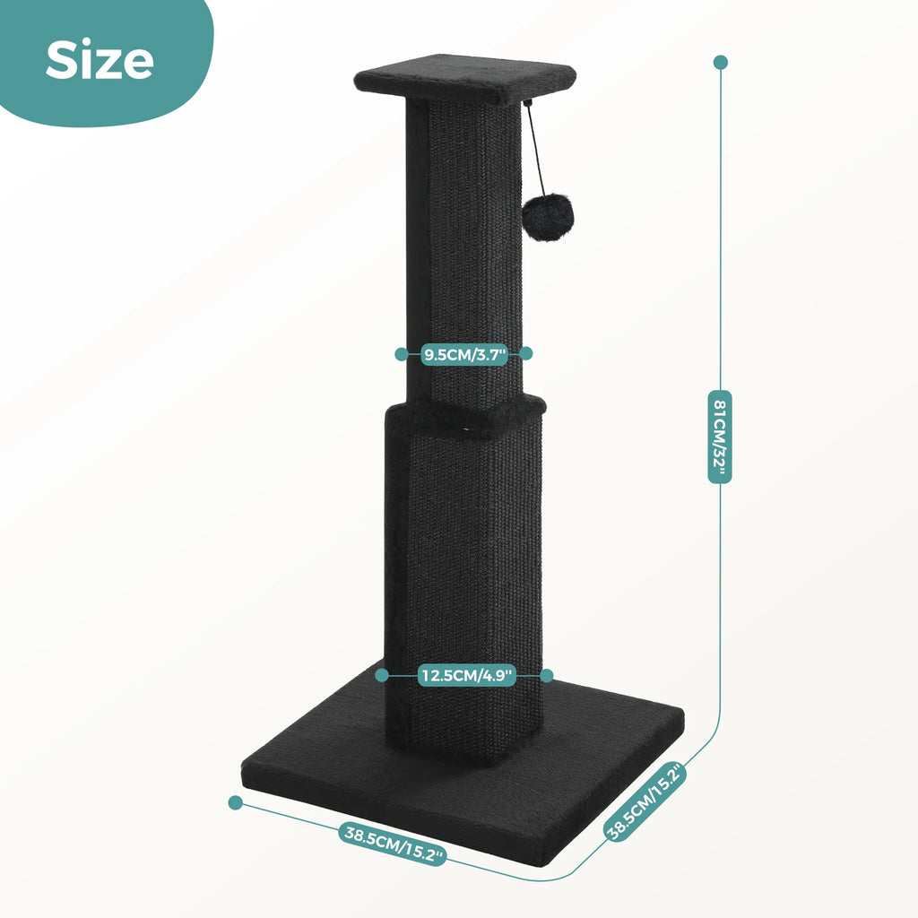 Cat Scratching Post for Cats, Dangling Ball, Cat Toy