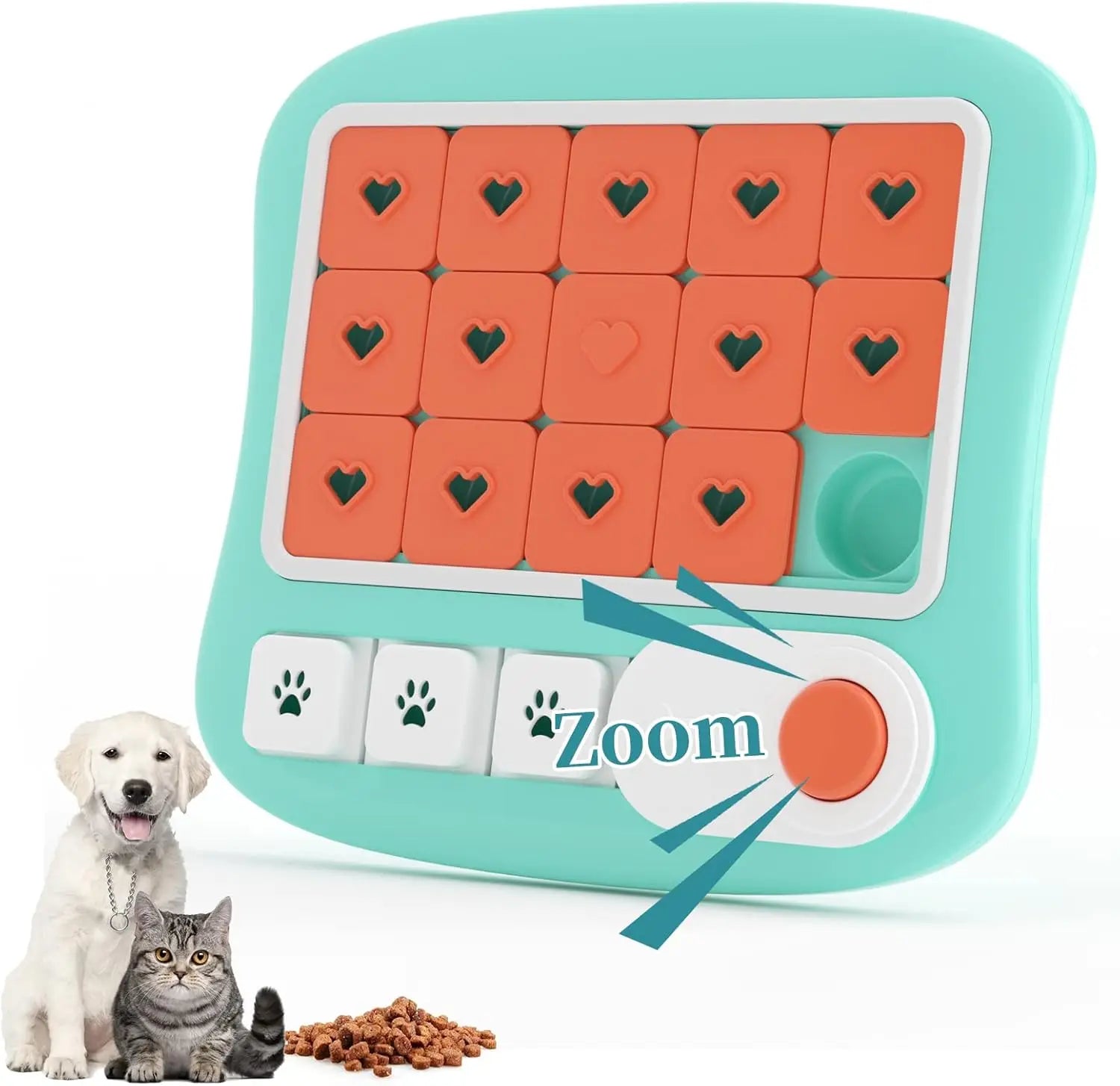 Dog Puzzle, Treat Dispensing, Enrichment, Stimulation, IQ Training