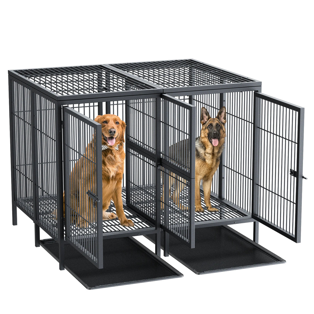 Heavy Duty Dog Crate: 52 Inch, Removable Divider