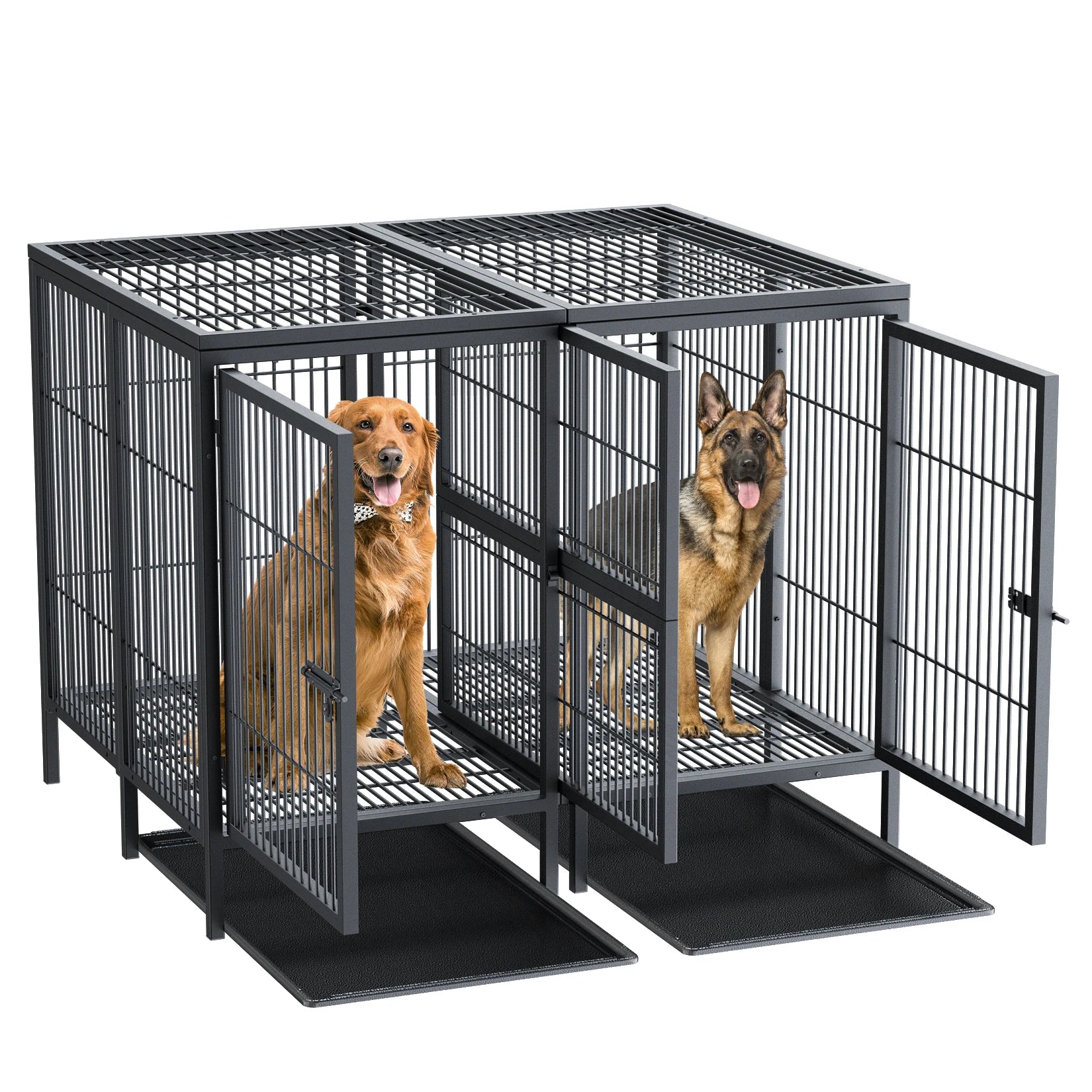 Heavy Duty Dog Crate: 52 Inch, Removable Divider