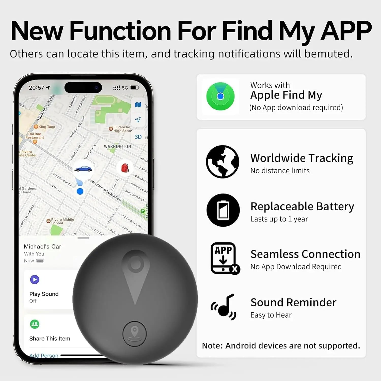 Smart Collar GPS For Dogs, No Monthly Fee, iOS