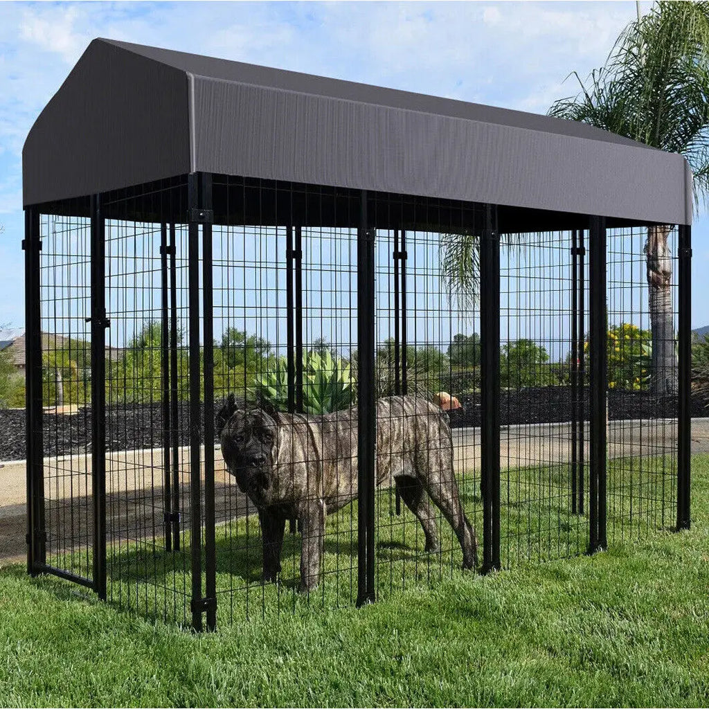 Large Dog Cage, Enclosure, Playpen With Roof, Outdoor Kennel