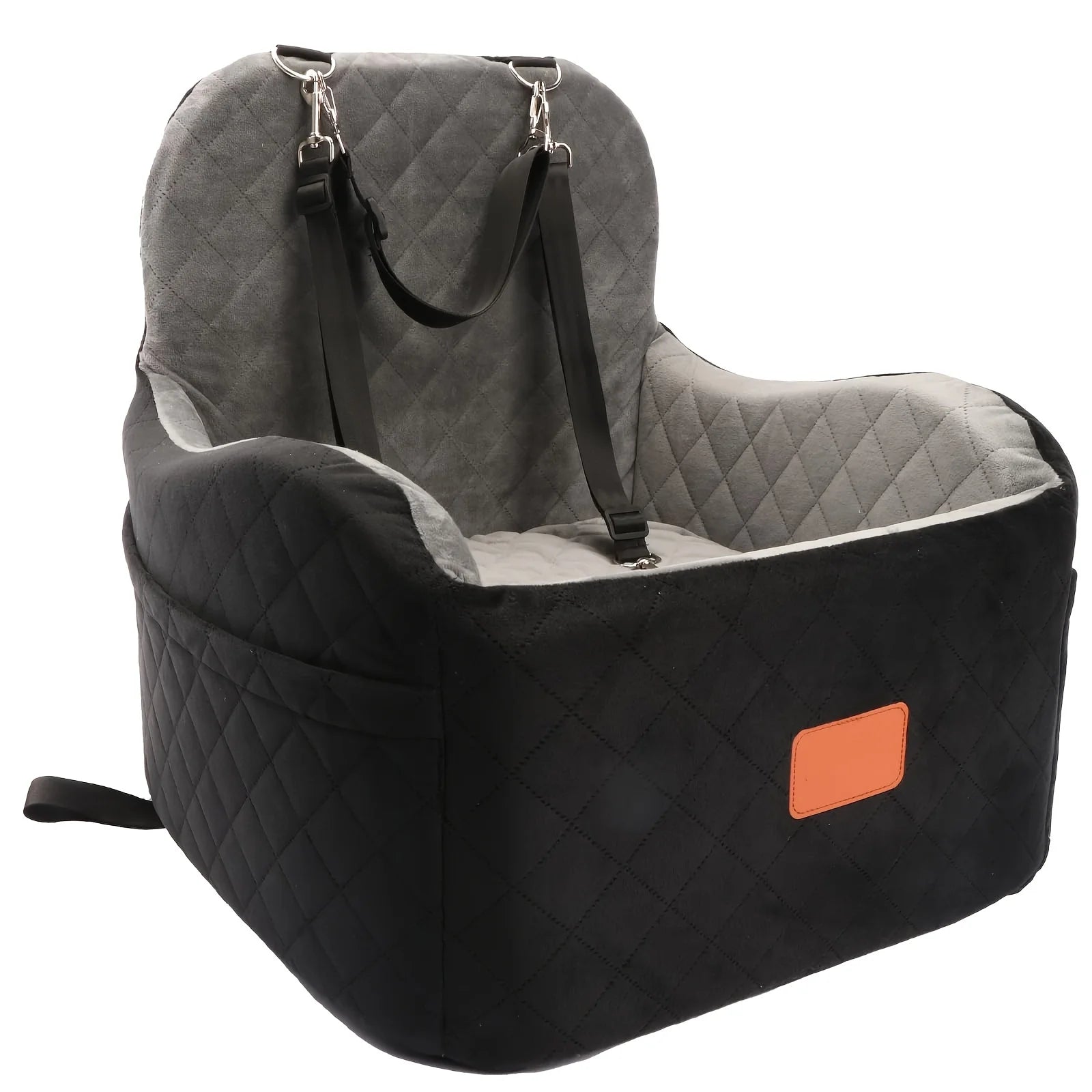 Booster Seat, S/M Dogs, 6-Inch Elevation, Front/Back Seat, Washable