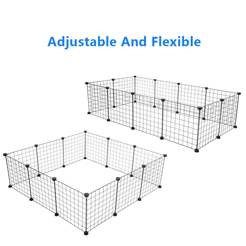 Small Animal Playpen/Cage, Indoor, Portable, Metal