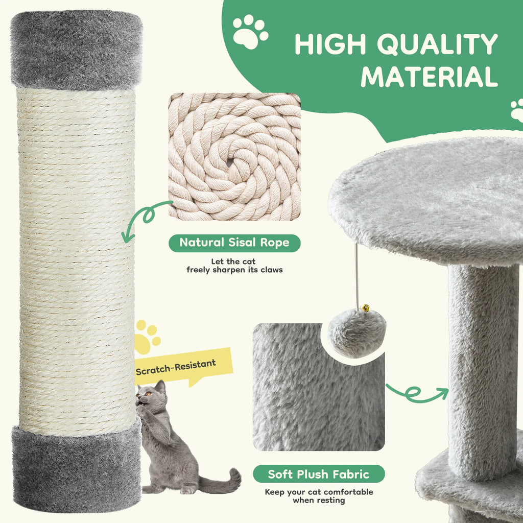 Cat Tree, Climbing Tower, Scratching Posts, Indoor