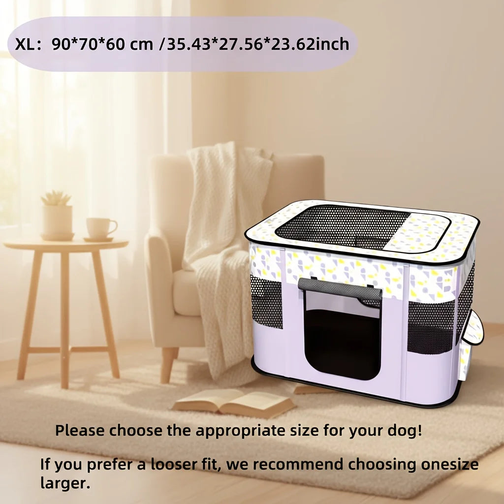 Pet Cage For Dogs & Cats, Playpen, Portable