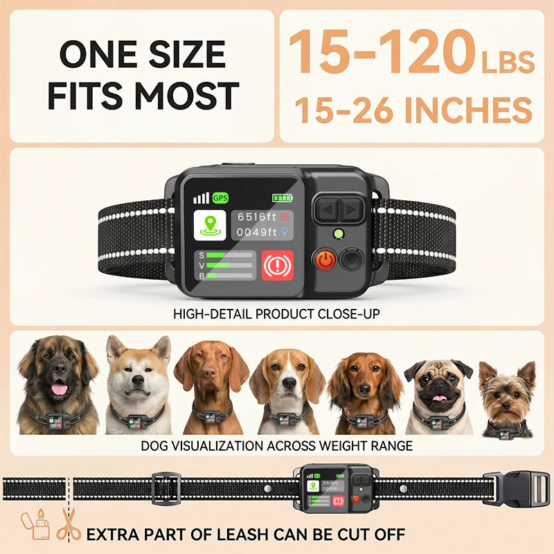 Outdoor GPS Electronic Fence, Waterproof, Wireless, 999 Radius