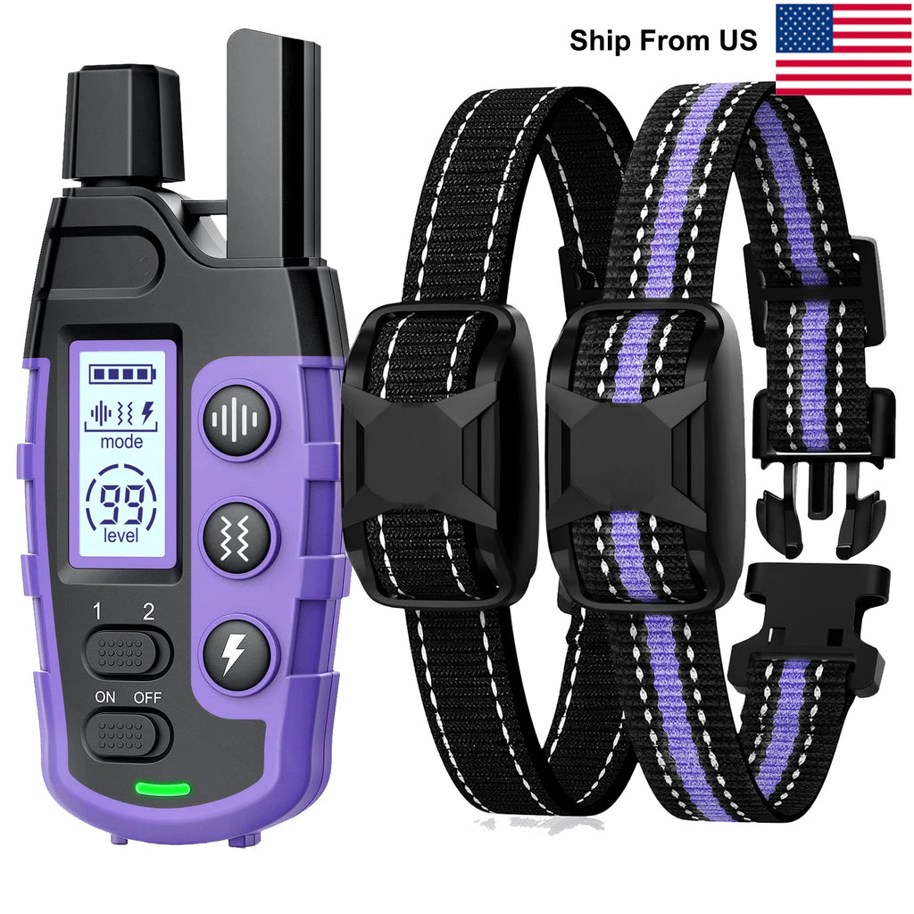 Electric Dog Training Collar, Remote Control, Waterproof