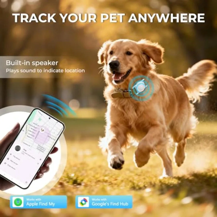 GPS Dog Tracker, Android and iOS, Bluetooth, No Monthly Fee