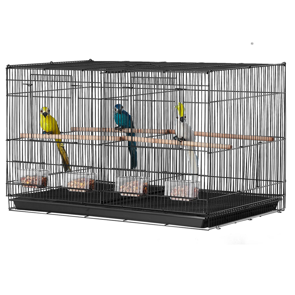 30" Bird Cage, Divided, Birds, Travel, Handle, Perches