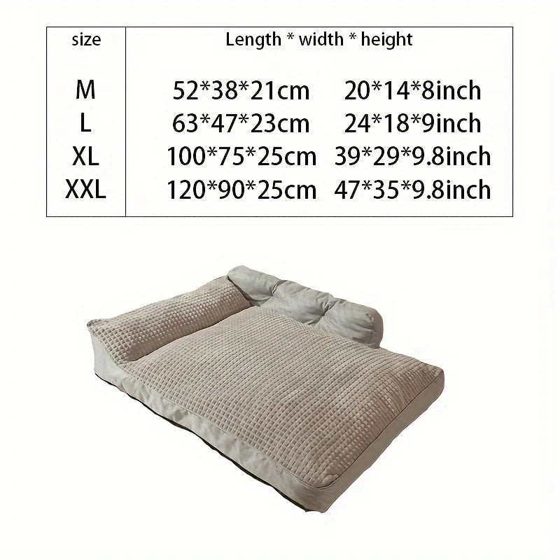 Pet Bed With Removable Cover, Washable