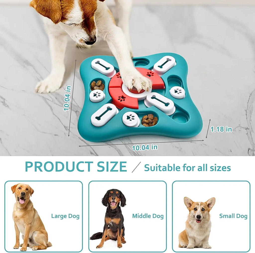 Dog Puzzle, Treat Dispensing, Enrichment, Stimulation, IQ Training