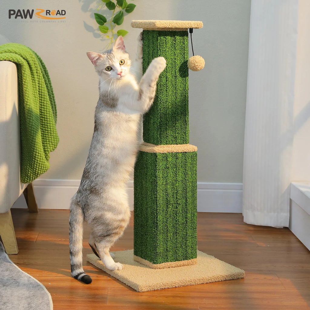 Cat Scratching Post for Cats, Dangling Ball, Cat Toy