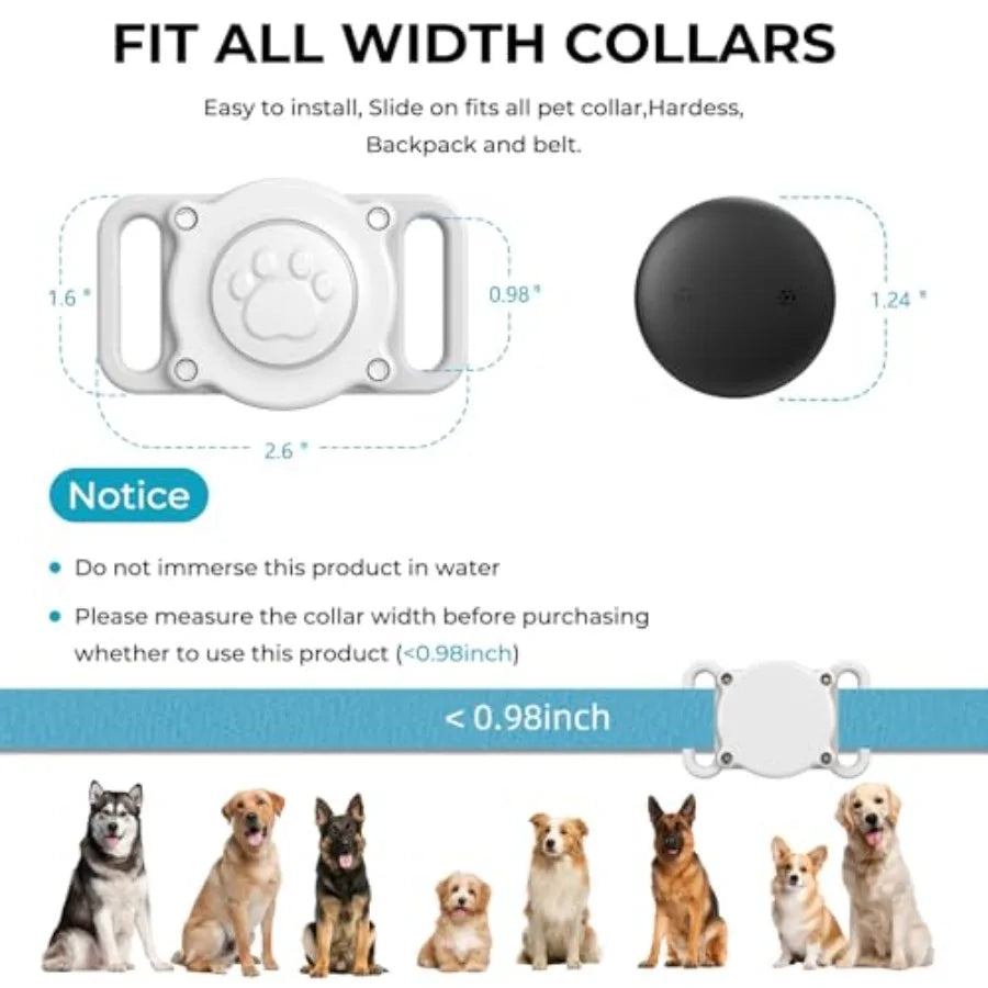 GPS Dog Tracker, Android and iOS, Bluetooth, No Monthly Fee