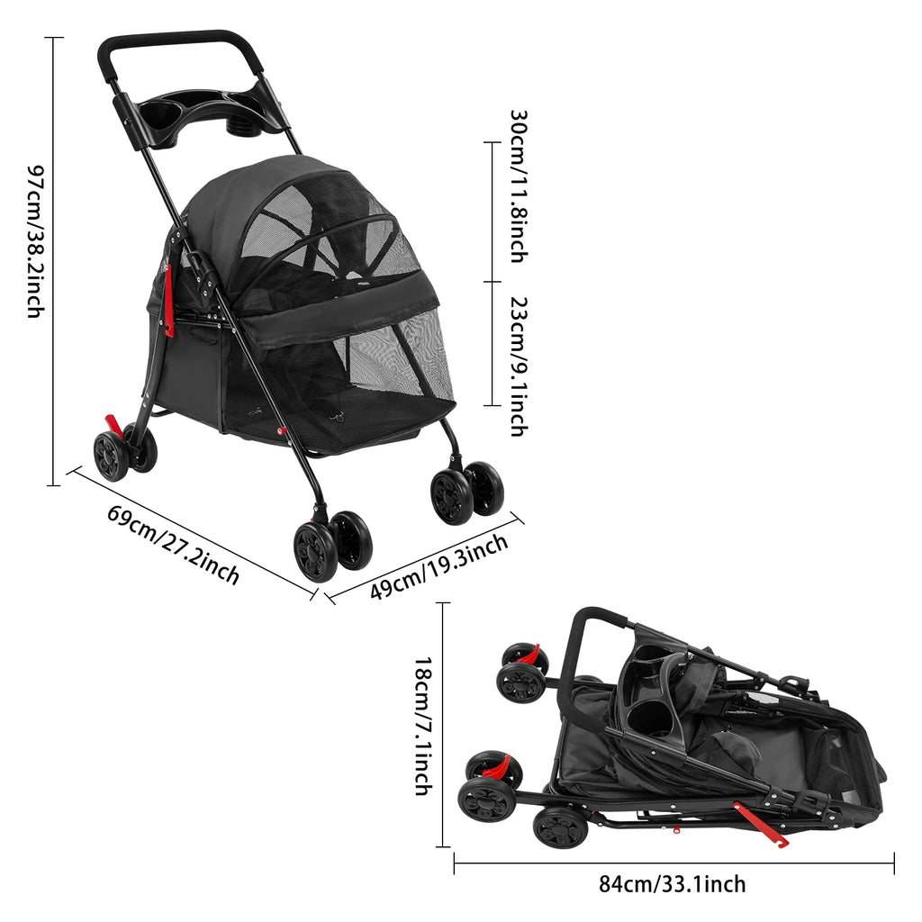 Pet Stroller For Dogs Or Cats