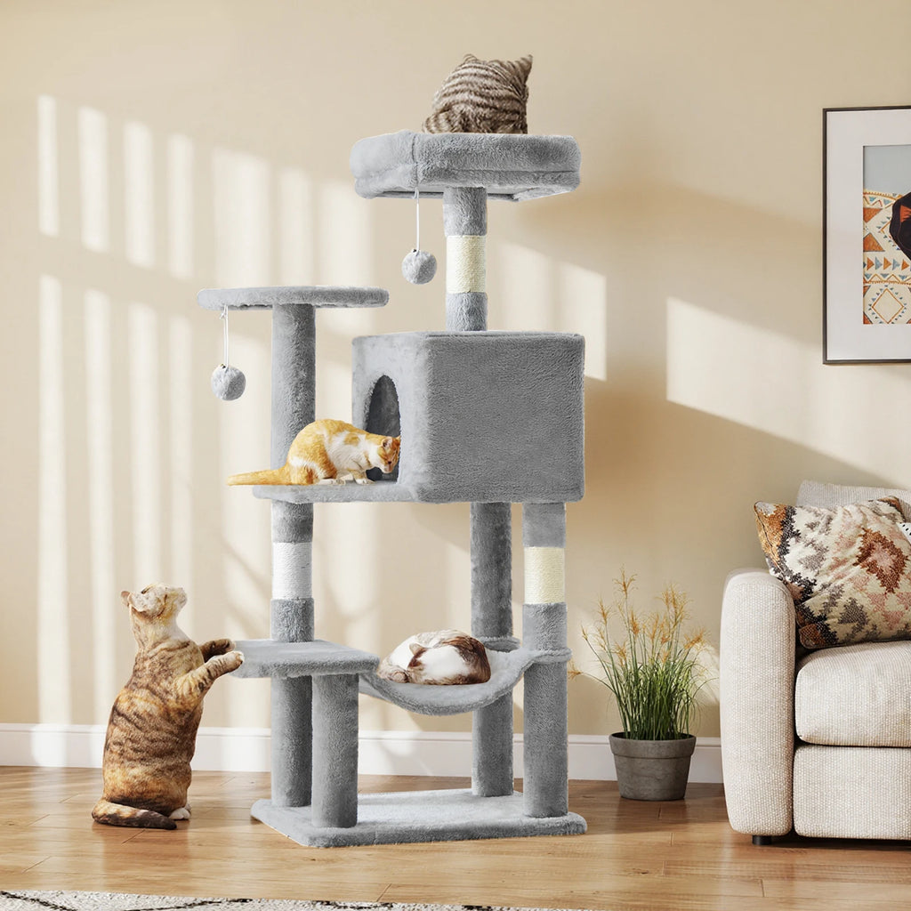 Cat Tree, Climbing Tower, Scratching Posts, Indoor